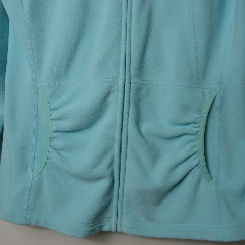 The North Face Seafoam Green Fleece Hoodie Small - Picture 3 of 6